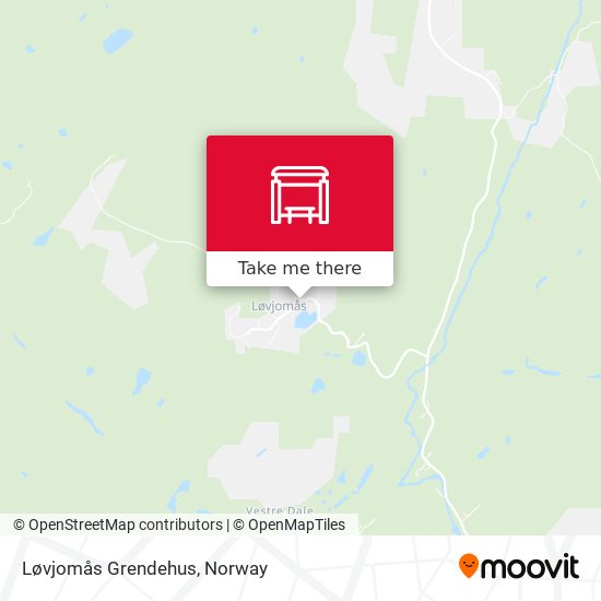 Løvjomås Grendehus map
