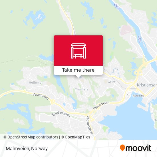 Malmveien map