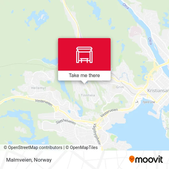 Malmveien map