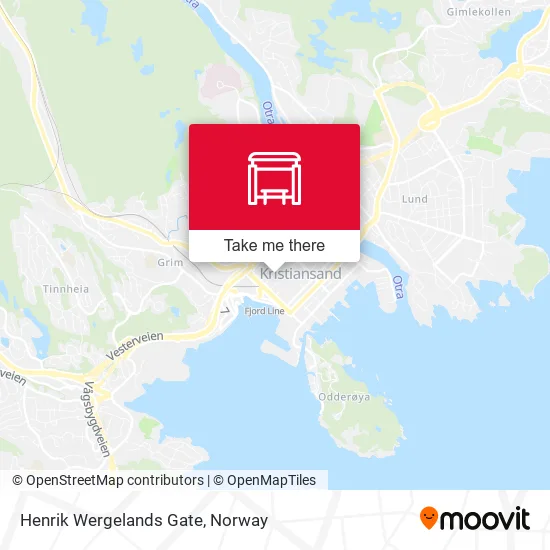 Henrik Wergelands Gate map