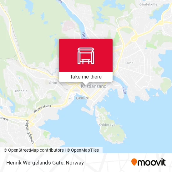 Henrik Wergelands Gate map