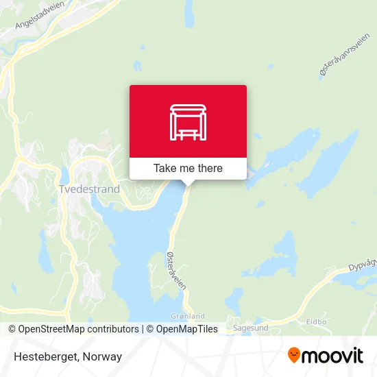 Hesteberget map