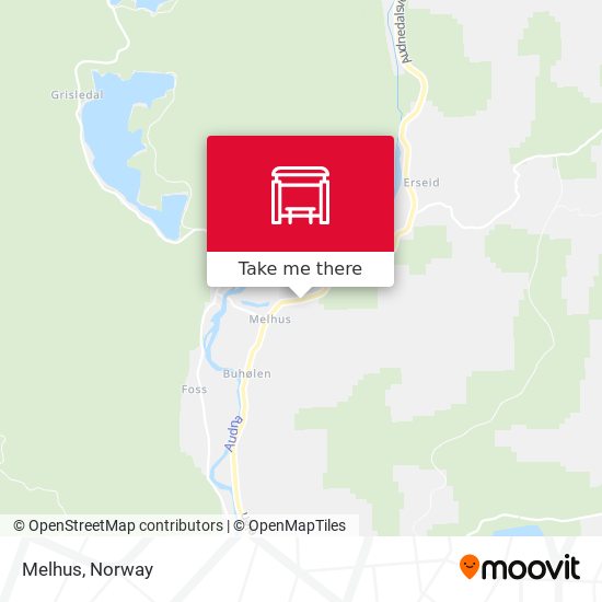 Melhus map