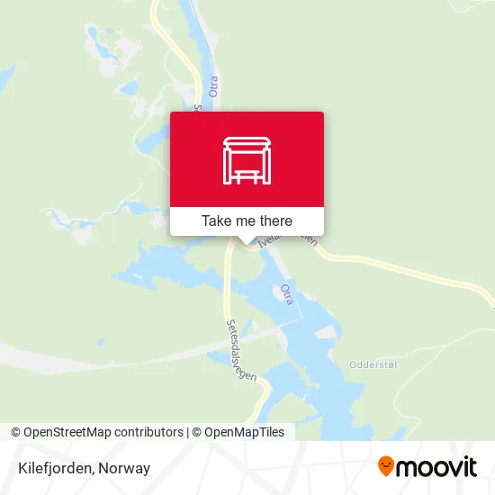 Kilefjorden map