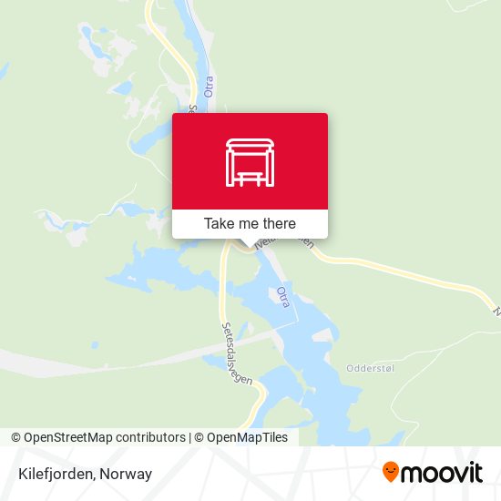 Kilefjorden map