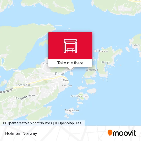 Holmen map