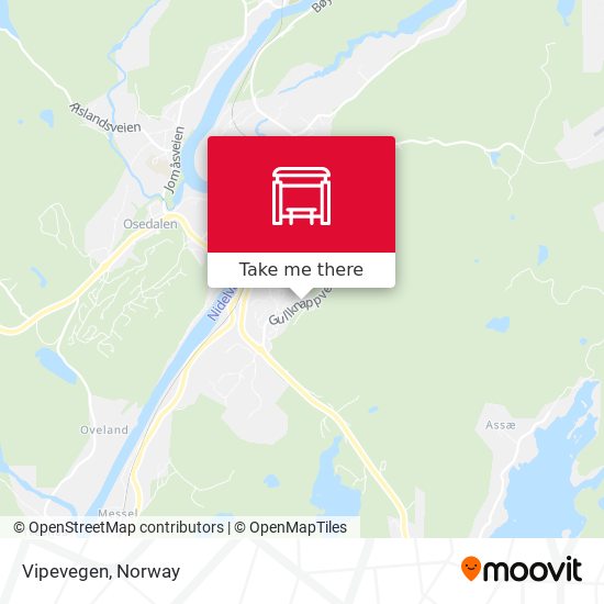 Vipevegen map