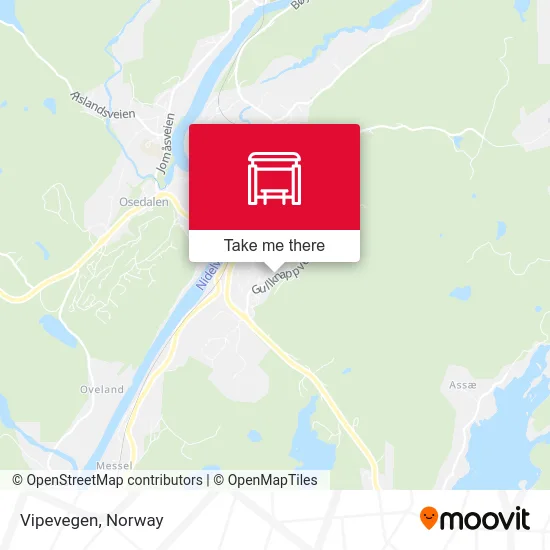 Vipevegen map