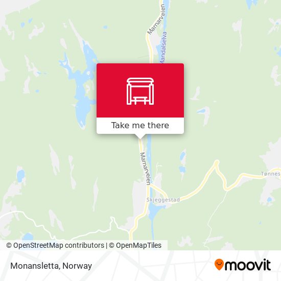 Monansletta map