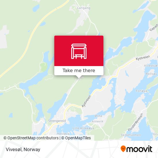 Vivesøl map