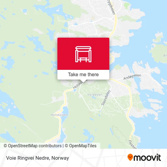 Voie Ringvei Nedre map