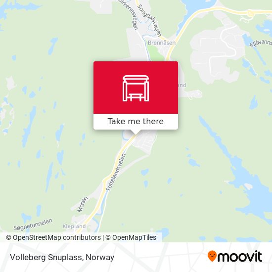 Volleberg Snuplass map