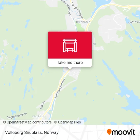 Volleberg Snuplass map