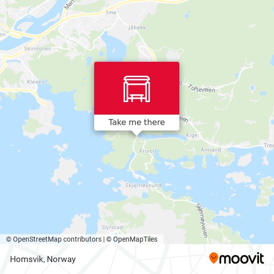 Homsvik map