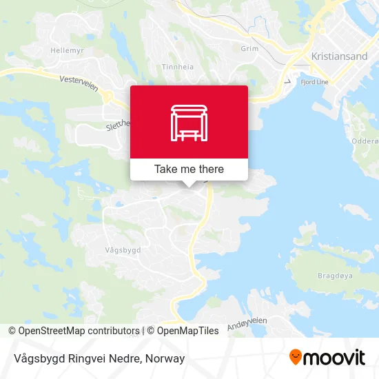 Vågsbygd Ringvei Nedre map