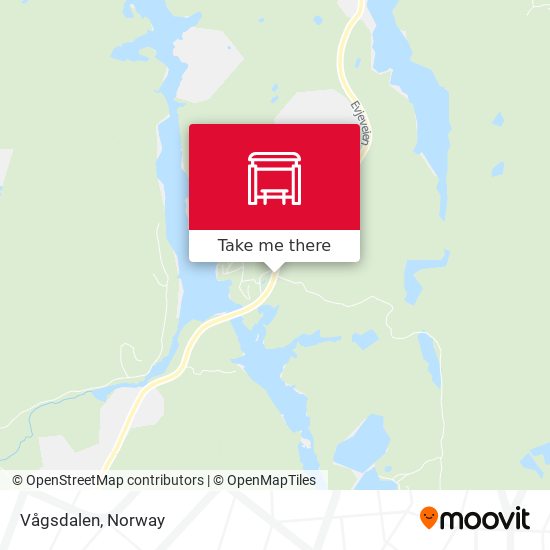 Vågsdalen map