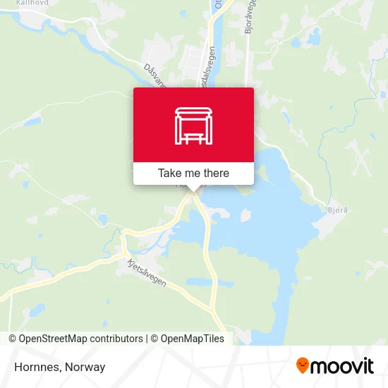 Hornnes map