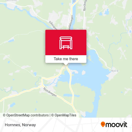 Hornnes map