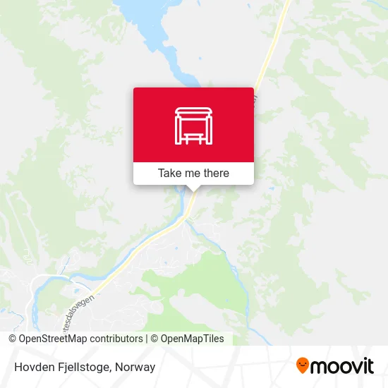 Hovden Fjellstoge map