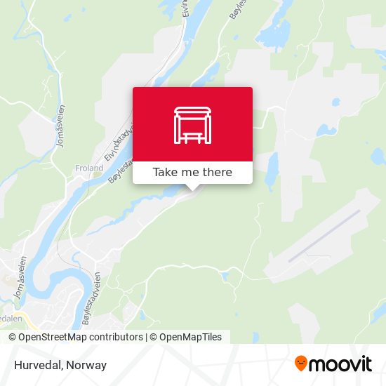 Hurvedal map