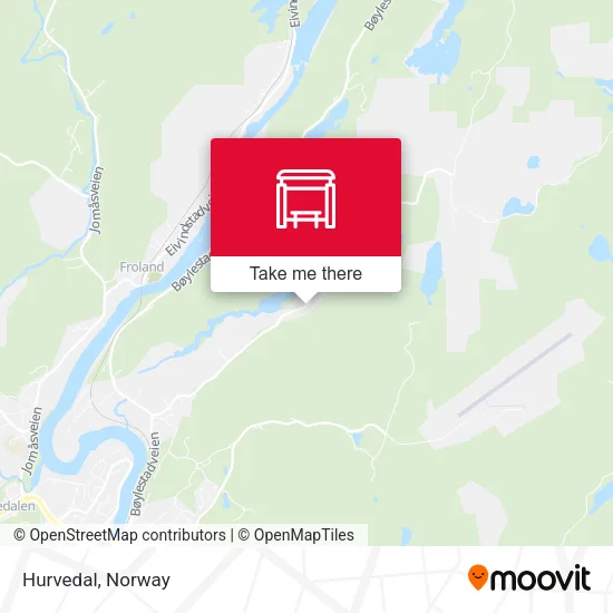Hurvedal map