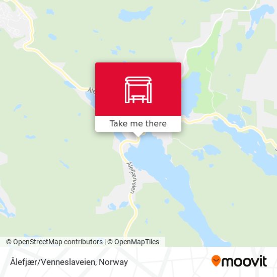 Ålefjær/Venneslaveien map