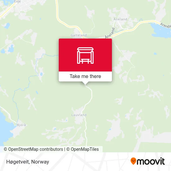 Høgetveit map