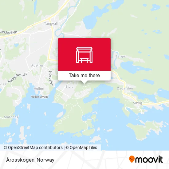Årosskogen map