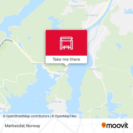 Mørkesdal map