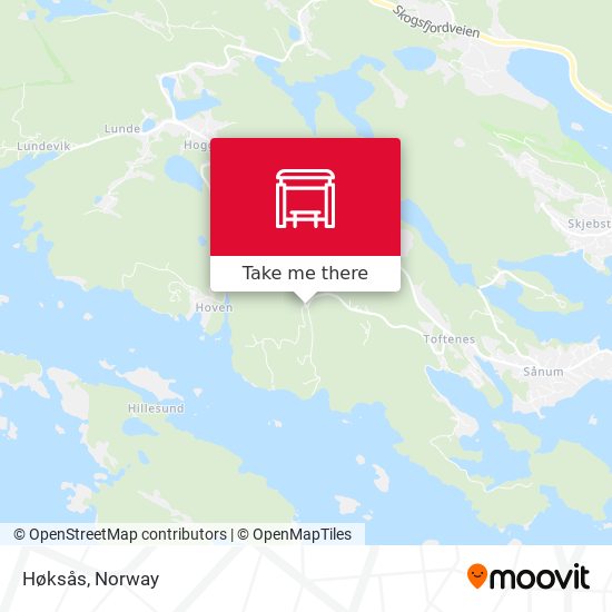 Høksås map