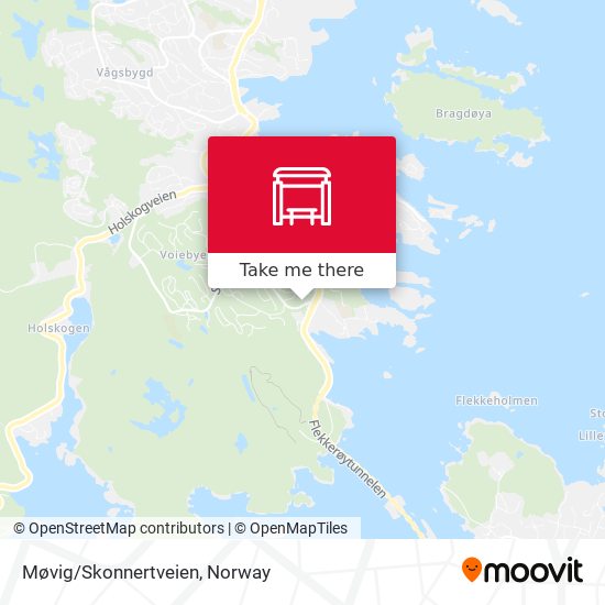 Møvig/Skonnertveien map