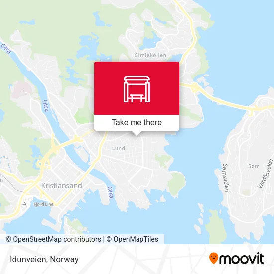 Idunveien map