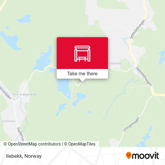 Ilebekk map