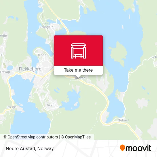 Nedre Austad map