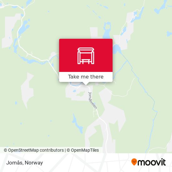 Jomås map