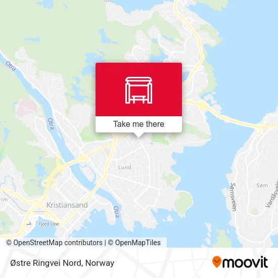 Østre Ringvei Nord map