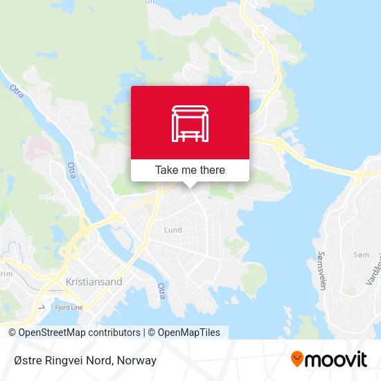 Østre Ringvei Nord map