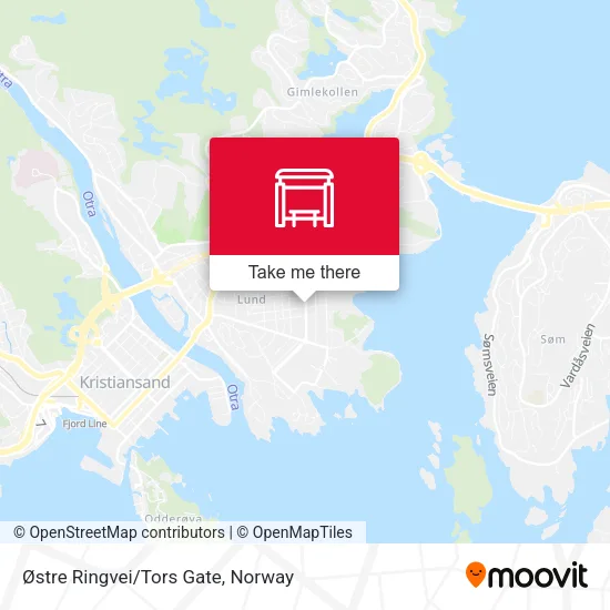 Østre Ringvei/Tors Gate map