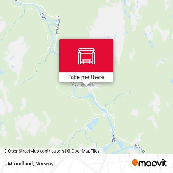 Jørundland map