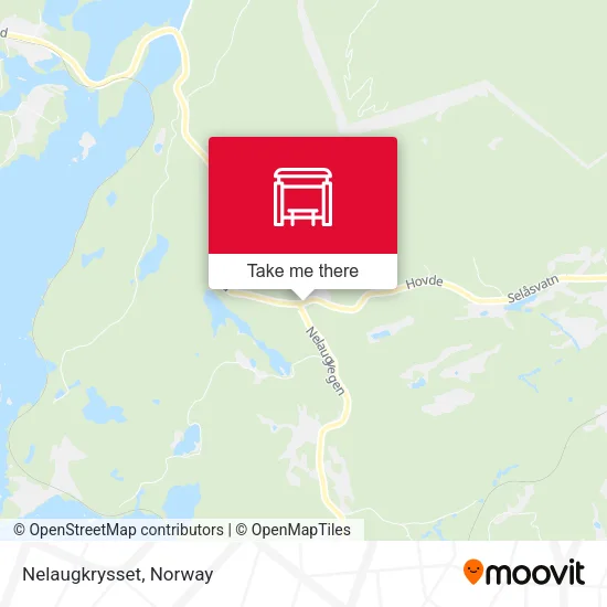 Nelaugkrysset map