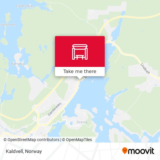 Kaldvell map