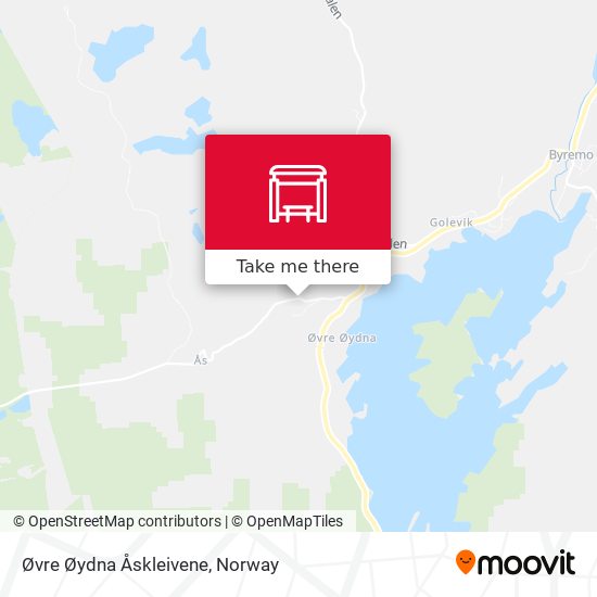 Øvre Øydna Åskleivene map