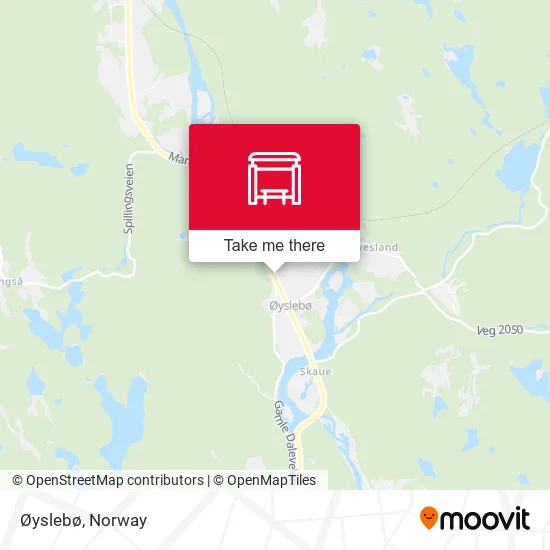 Øyslebø map
