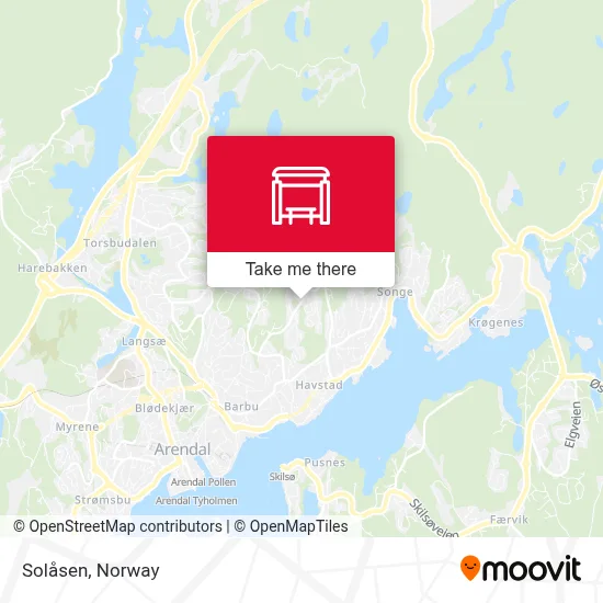 Solåsen map