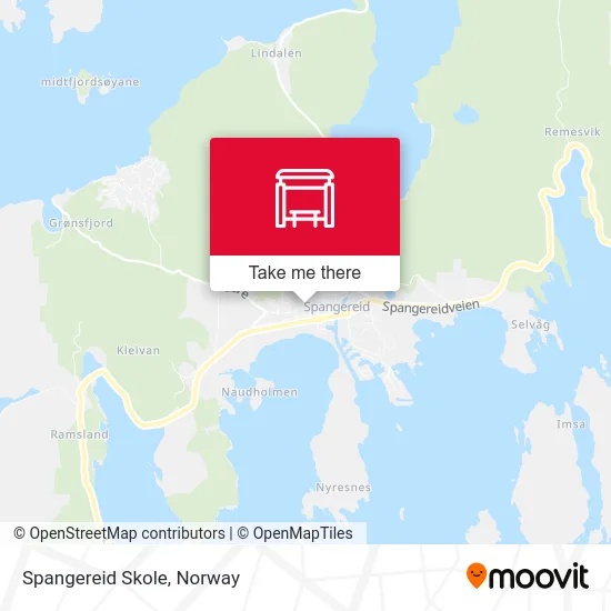 Spangereid Skole map