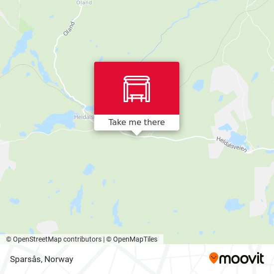 Sparsås map