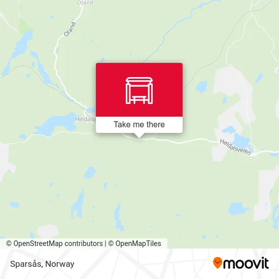 Sparsås map