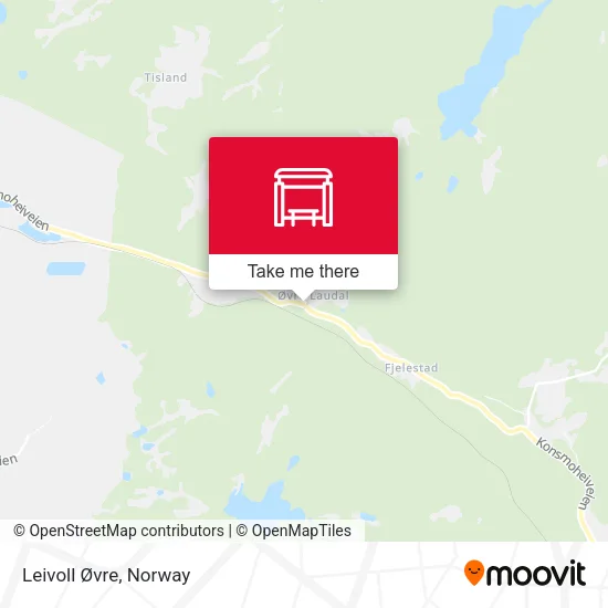 Leivoll Øvre map