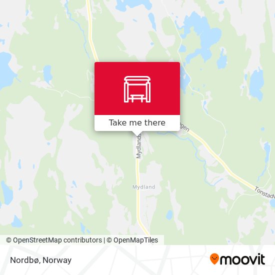 Nordbø map