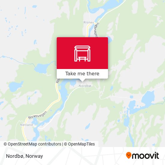 Nordbø map